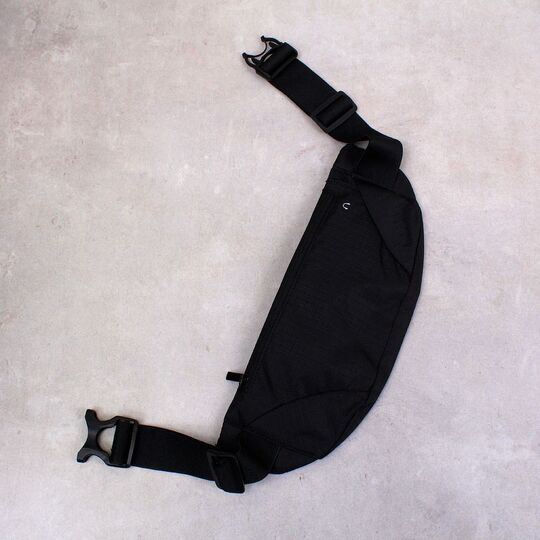 Сумка поясна, бананка, чорна П3960