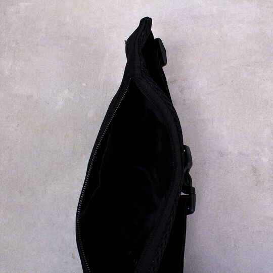 Сумка поясна, бананка, чорна П3960