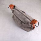 Женская сумка "Цветы", серая П3964