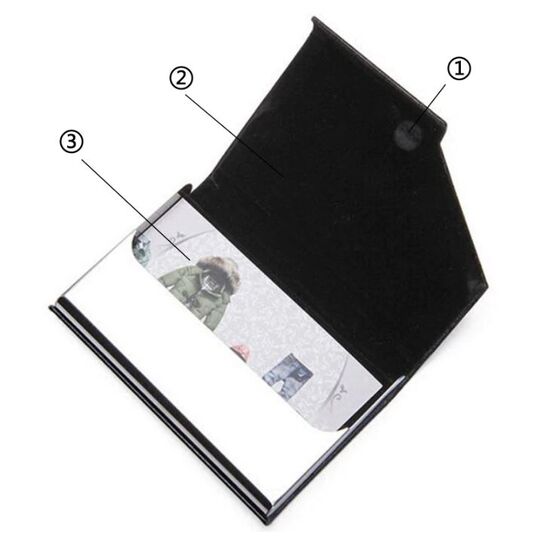 Візитниця RFID, сіра П0269