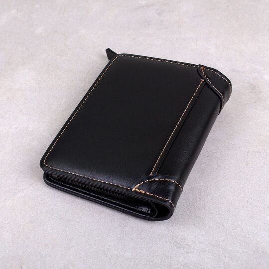 Чоловічий гаманець "Baellerry", чорний П3971