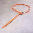 Жіночий шкіряний пояс тонкий, П3976