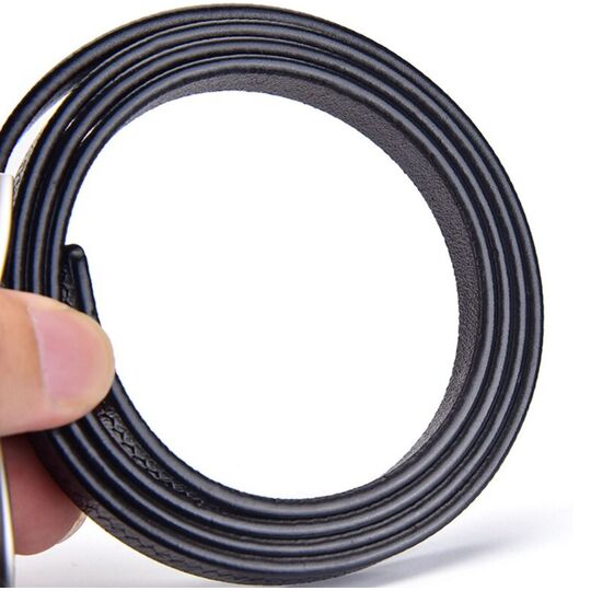 Женский кожаный пояс тонкий, П3977