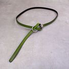 Жіночий шкіряний пояс тонкий, П3980