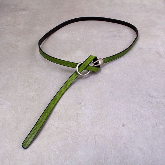 Жіночий шкіряний пояс тонкий, П3980