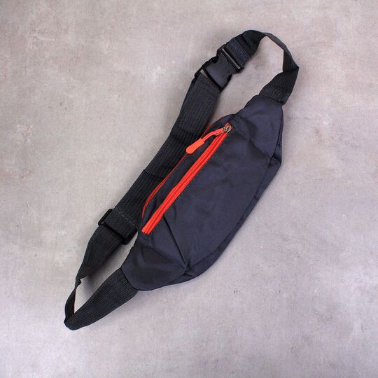 Сумка поясна, бананка "Sports", сіра П3983