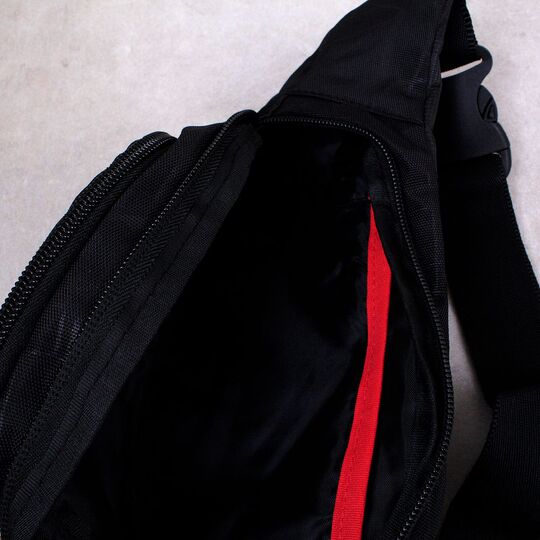 Сумка поясна, бананка, чорна П3987