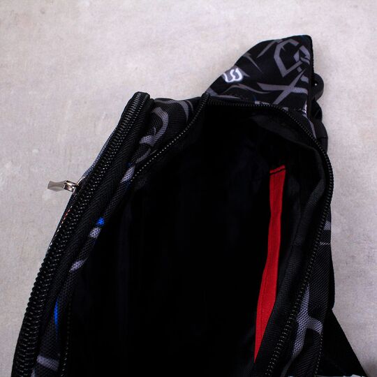 Сумка поясна, бананка, чорна П3988