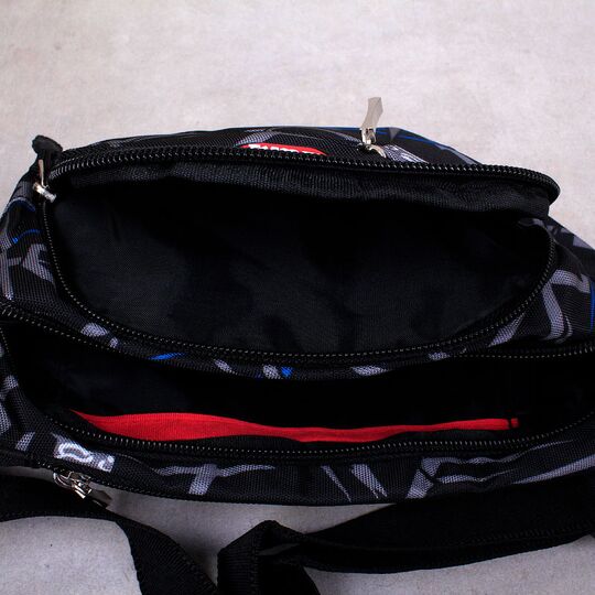 Сумка поясна, бананка, чорна П3988