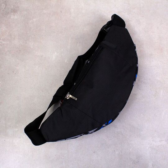 Сумка поясна, бананка, чорна П3988