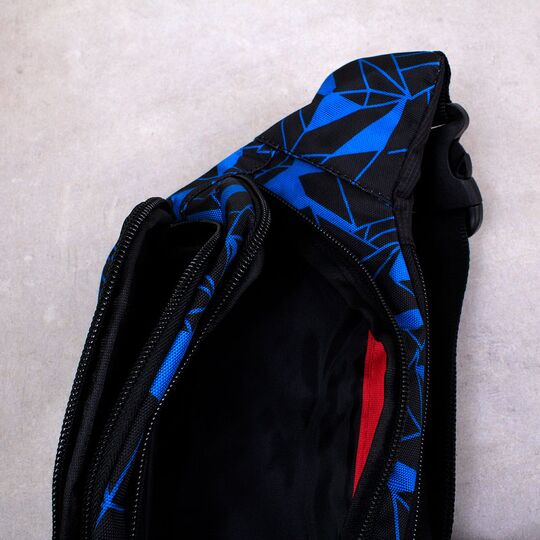 Сумка поясная, бананка, синяя П3989