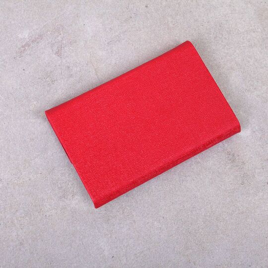 Визитница RFID, красная П0271
