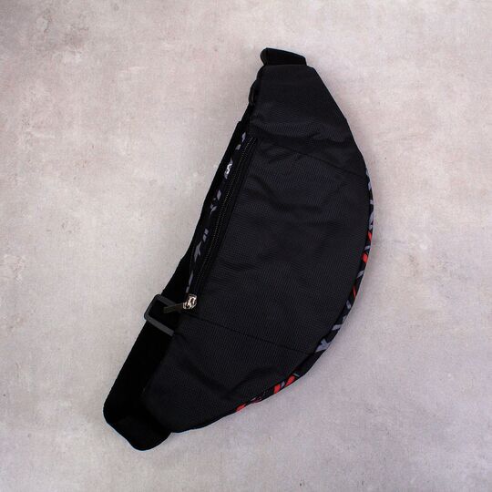 Сумка поясна, бананка, чорна П3992