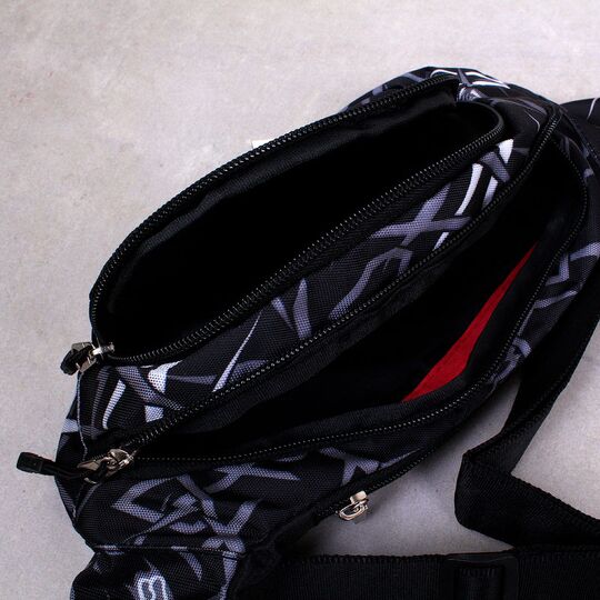 Сумка поясна, бананка, чорна П3992