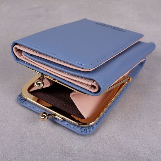 Жіночий гаманець 'HENGSHENG', синій П3993