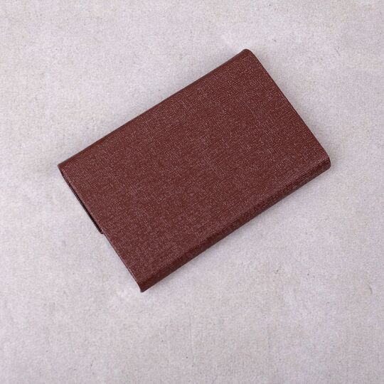 Візитниця RFID, коричнева П0272