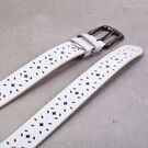 Жіночий ремінь, білий П4002