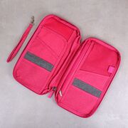 Кошелек органайзер для путешествий, розовый П4004
