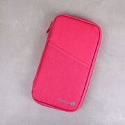 Гаманець органайзер для подорожей, рожевий П4004