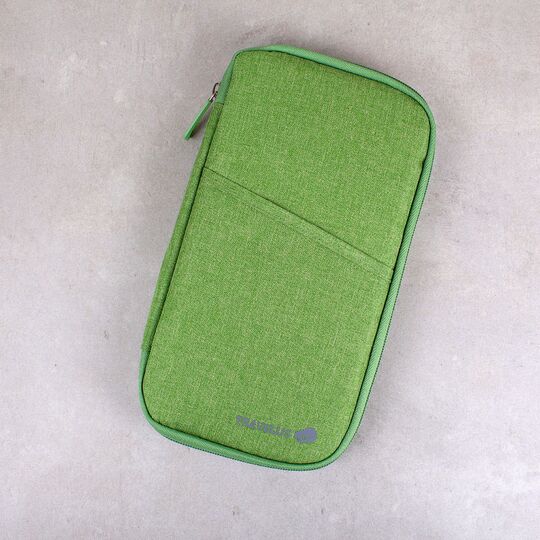 Кошелек органайзер для путешествий, зеленый П4006