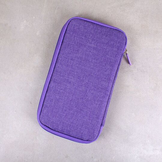 Гаманець органайзер для подорожей, фіолетовий П4008