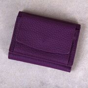 Женский кошелек из кожи, фиолетовый П4018