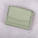 Жіночий гаманець зі шкіри, зелений П4023