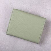 Женский кошелек из кожи, зеленый П4023