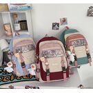 Жіночий рюкзак, червоний П4039