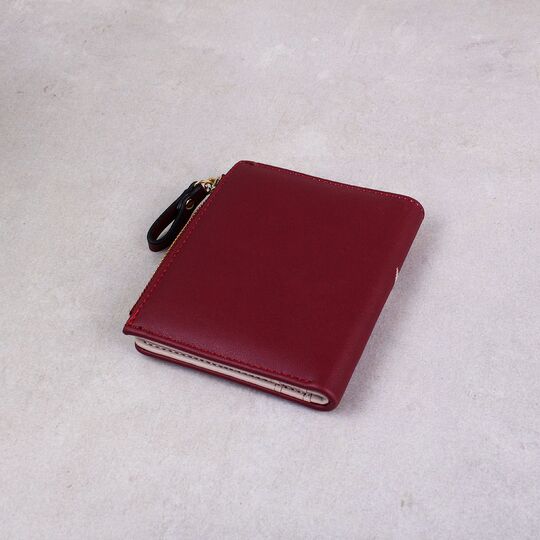 Женский кошелек "Птицы", красный П4053