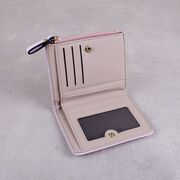Жіночий гаманець "Птахи", рожевий П4057