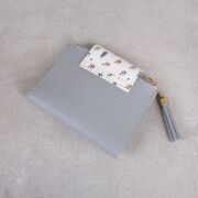 Женский кошелек, серый П4060