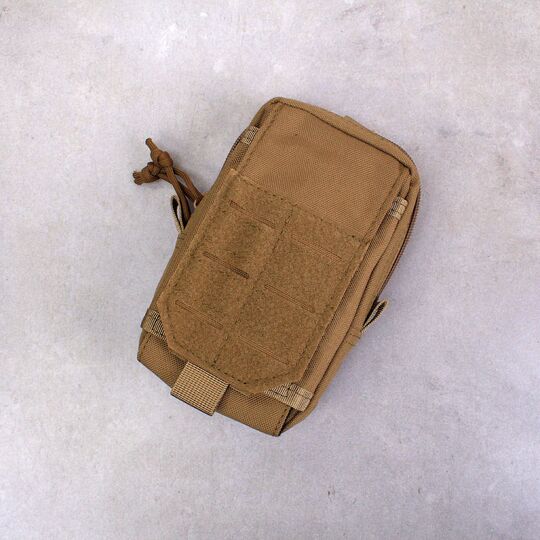 Сумка поясна армійська , коричнева П4067