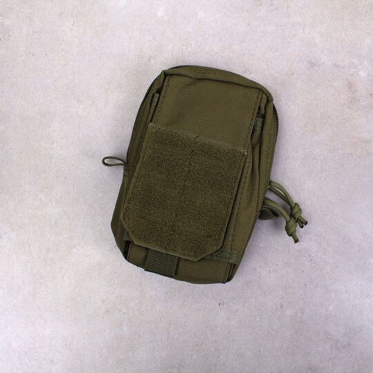 Сумка поясная армейская , зеленая П4068