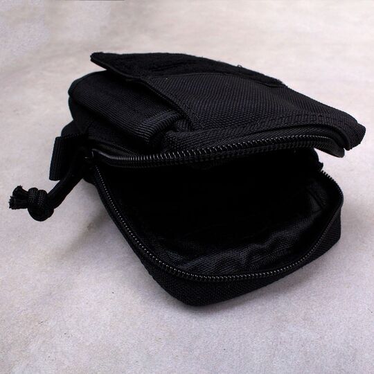 Сумка поясна армійська , чорна П4069