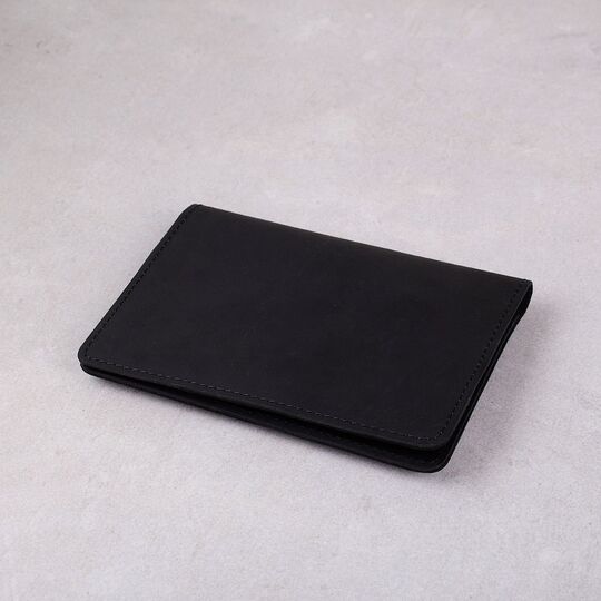 Обкладинка для паспорта, чорна П4088