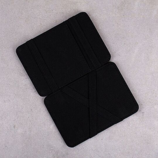 Зажим, кошелек черный П4098