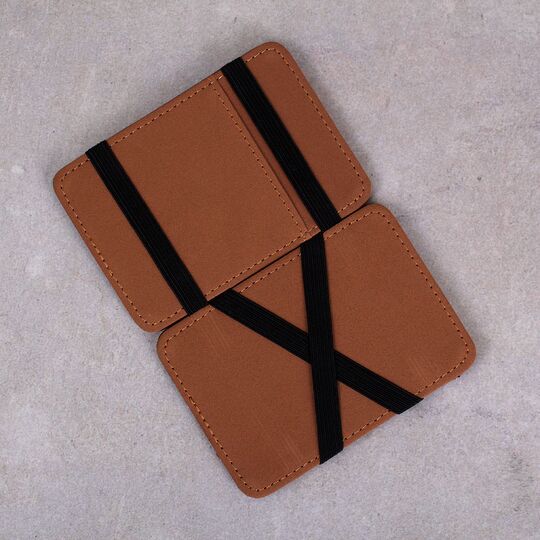 Зажим, кошелек коричневый П4099