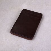 Затиск, гаманець коричневий П4100