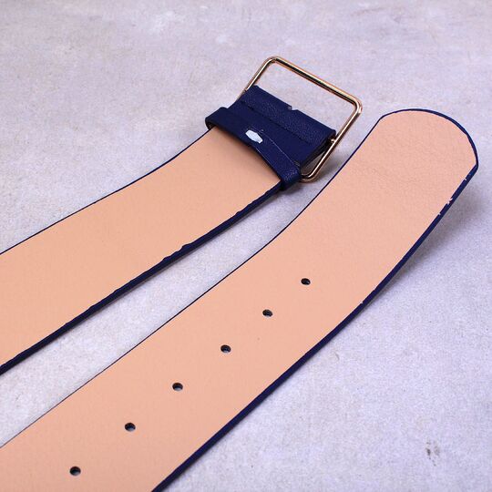 Жіночий ремінь, синій П4102