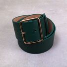 Жіночий ремінь, зелений П4104