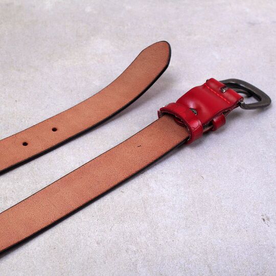 Ремінь жіночий DWTS, червоний П4107