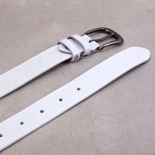 Ремень женский DWTS, белый П4108