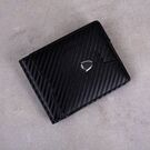 Зажим, кошелек RFID, черный, карбон П4113