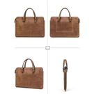 Чоловічий портфель, сумка Contacts, коричнева П4114