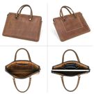 Чоловічий портфель, сумка Contacts, коричнева П4114