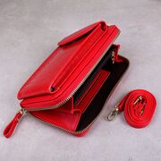 Женская сумочка, клатч "WEICHEN", красная П4119