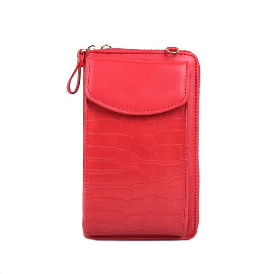 Женская сумочка, клатч "WEICHEN", красная П4119