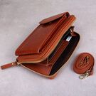 Жіноча сумочка, клатч "WEICHEN", коричнева П4120