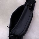 Мужская сумка поясная, бананка, серая П4136